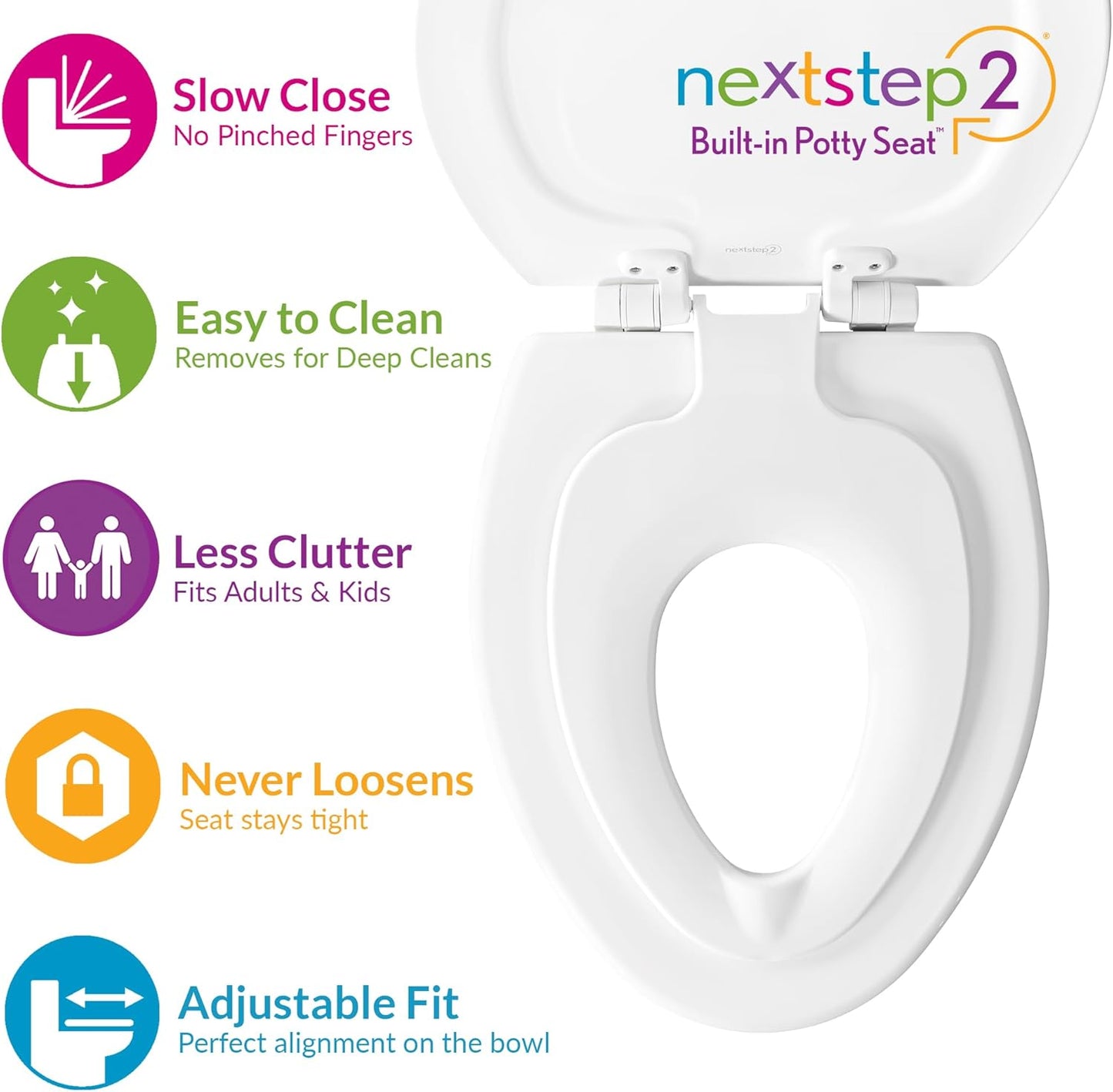 Asientos para Inodoro de Plástico Durable para Hogar