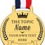 Medallas acero inox grabadas cinta doble cara eventos