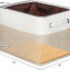 Set 3 organiz. plegables tela asas duraderas 12x10