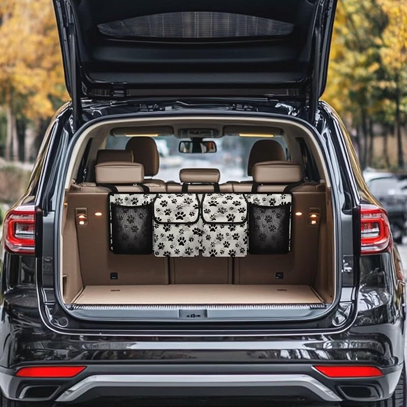 Bolsa colgante maletero perro 4 bolsas organiz. coche