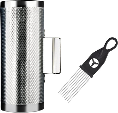 Guiro Shaker Acero Inox 12x5pulg Instrumento Percusión