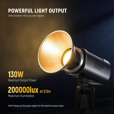 Luz LED bicolor 130W para vídeo con control app modo 2.4G