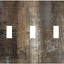 Placa interruptor vintage cobre oxidado 3 segmentos