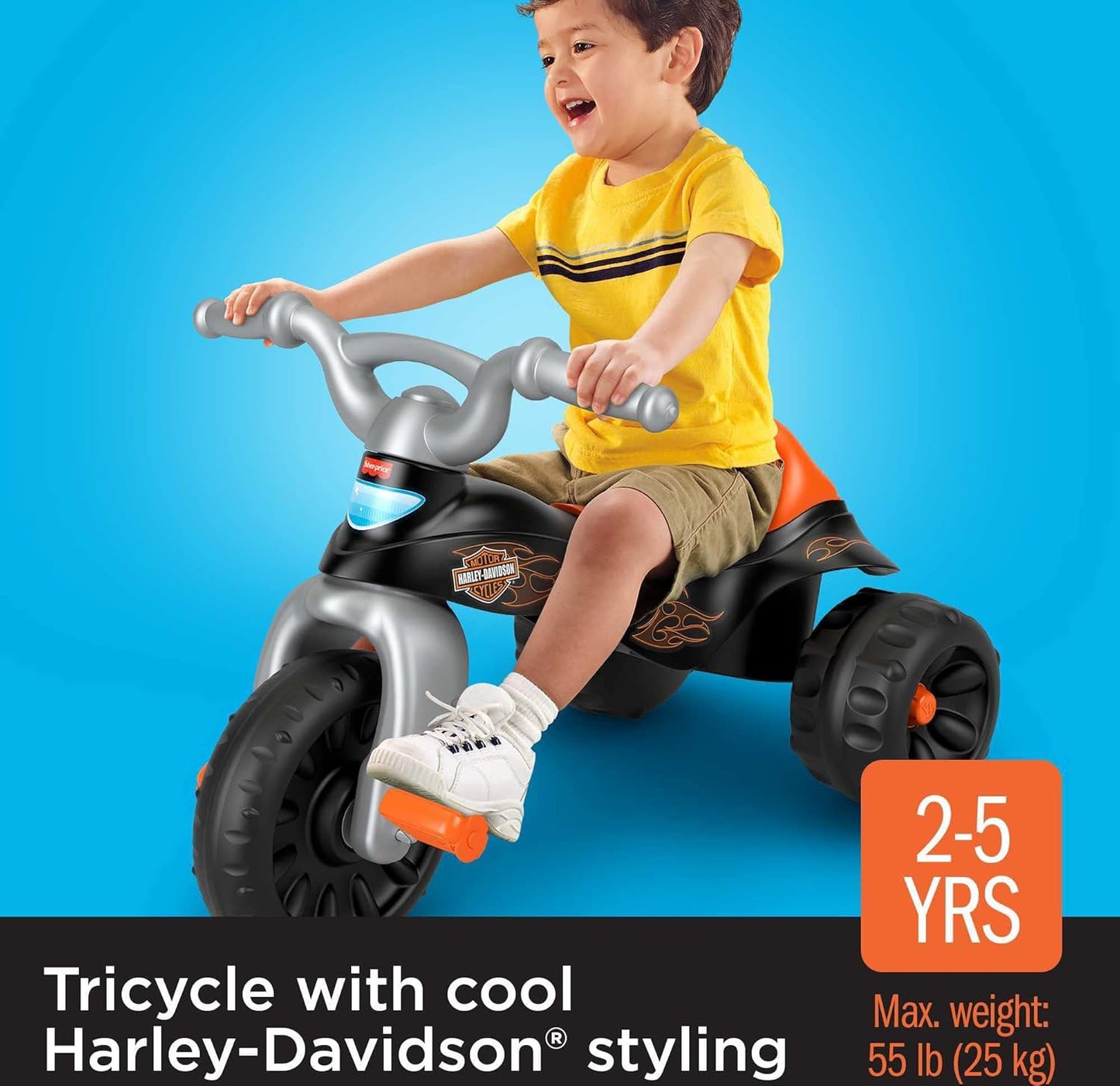Triciclo Fisher-Price Harley-Davidson para niños 2 años