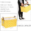 Canasta almacenamiento plegable 16.5x11.8" amarillo