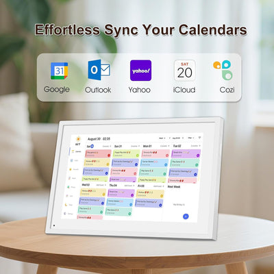 Calendario digital 10.1pulg pantalla táctil IPS HD