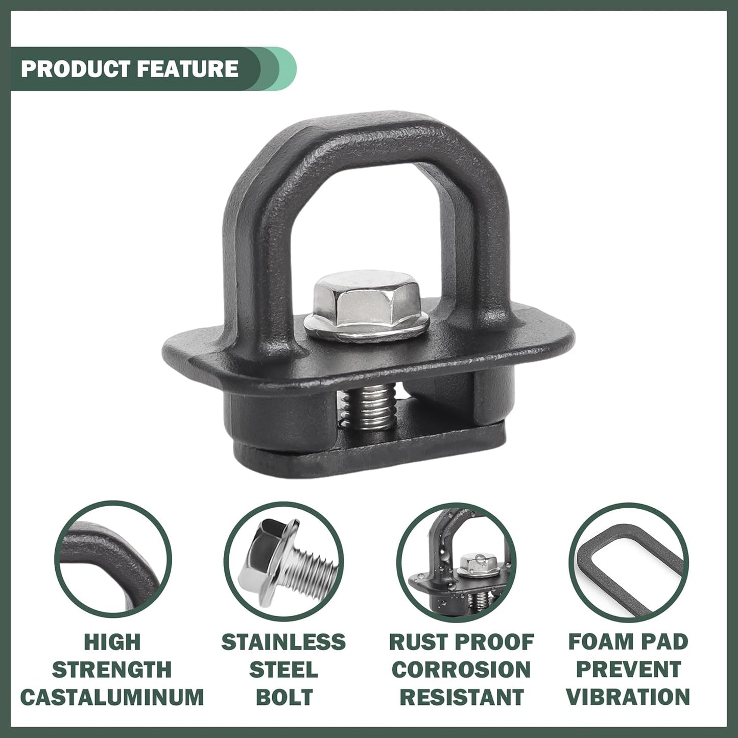 Anclajes aluminio caja camion Chevy Silverado/GMC Sierra