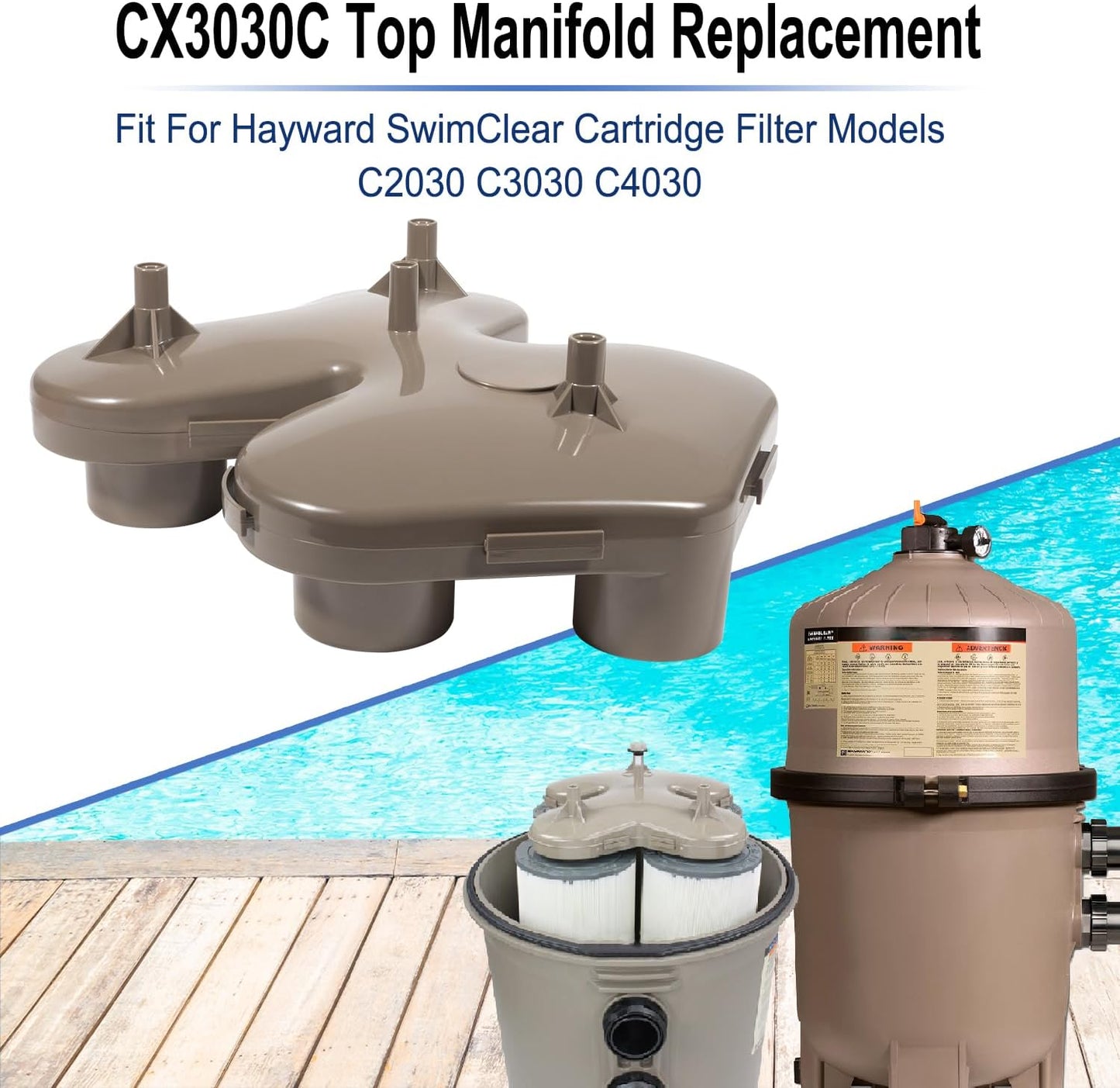 Repuesto colector CX3030C para filtro Hayward C2030