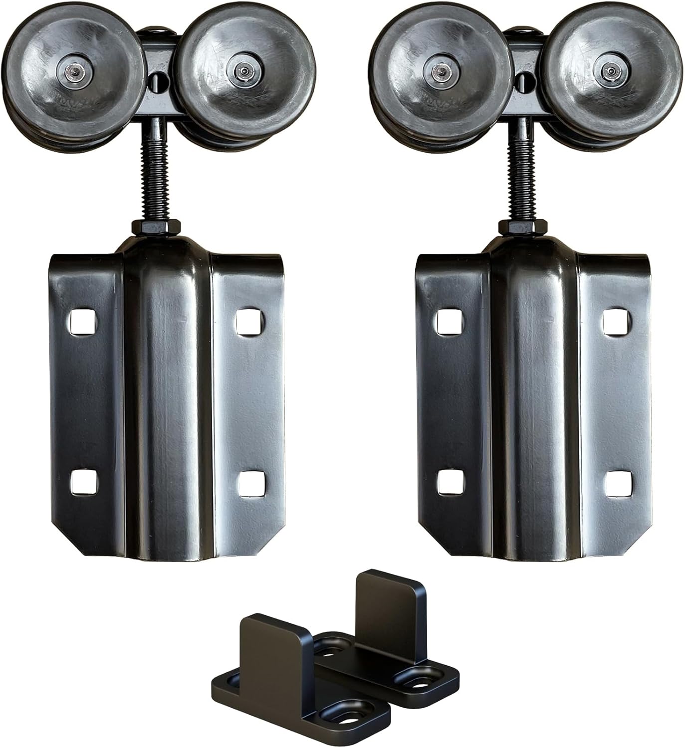 Kit rieles puerta corrediza exterior con herrajes