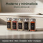 Tarros vidrio especias con tapas acero 24oz organiz.