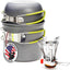 Set utensilios cocina camping acero inox antiadherente