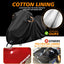 Funda impermeable motocicleta poliéster forro algodón