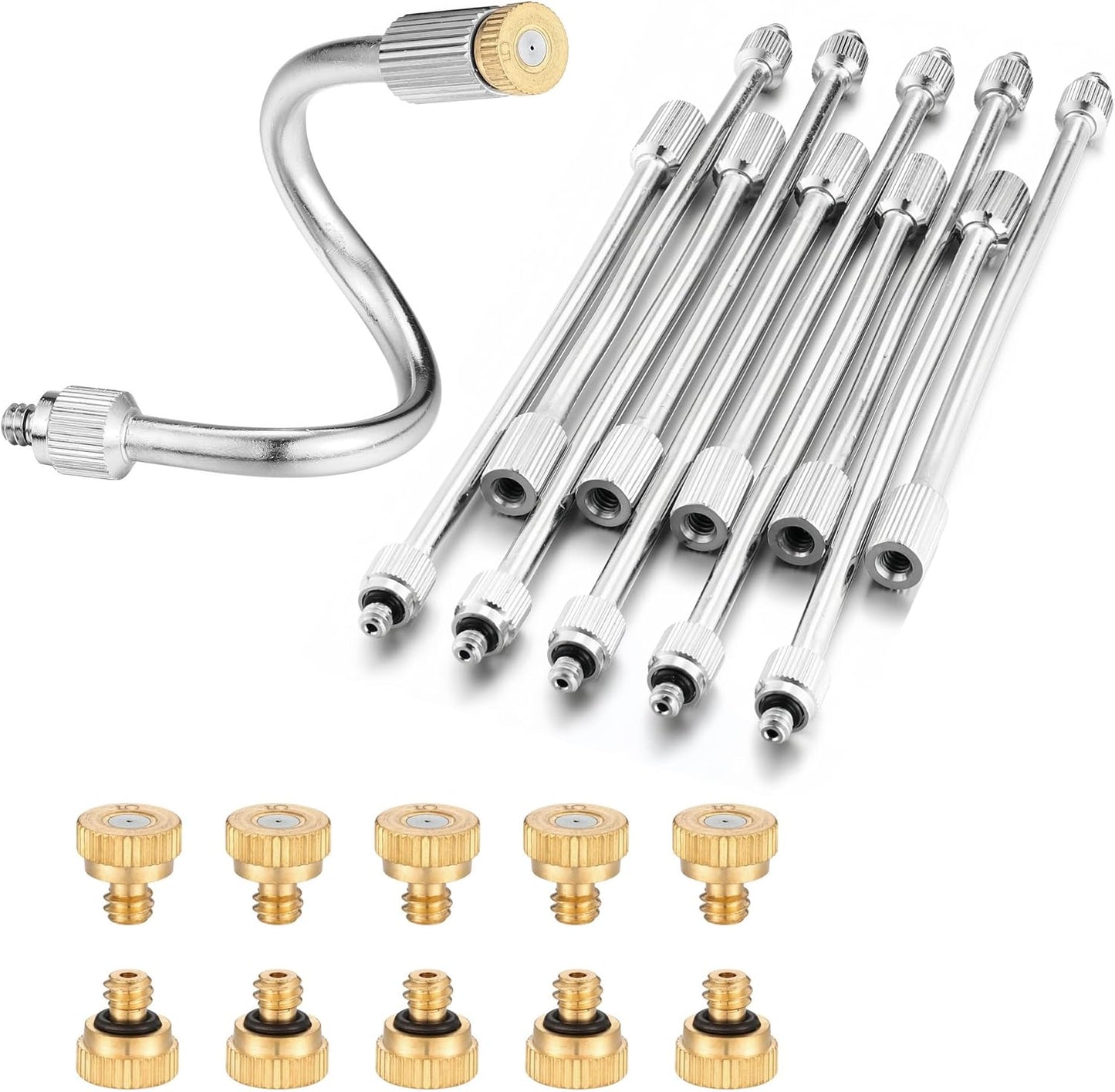 10 Extensiones boquilla Mister 5.9" acero bronce