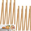 8 Pinzas Bambú 7pulg para Tostadora Utensilio Cocina