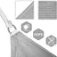 Toldo parasol rectangular 8x12ft bloqueador UV jardín