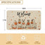 Tapete puerta otoño 30x17pulg antiderrap Halloween