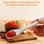 Set 3 Cucharas Caviar Madreperla 3.54pulg para Cocina