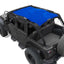 Parasol techo malla suave Jeep JKU 2007-18 4 puertas azul
