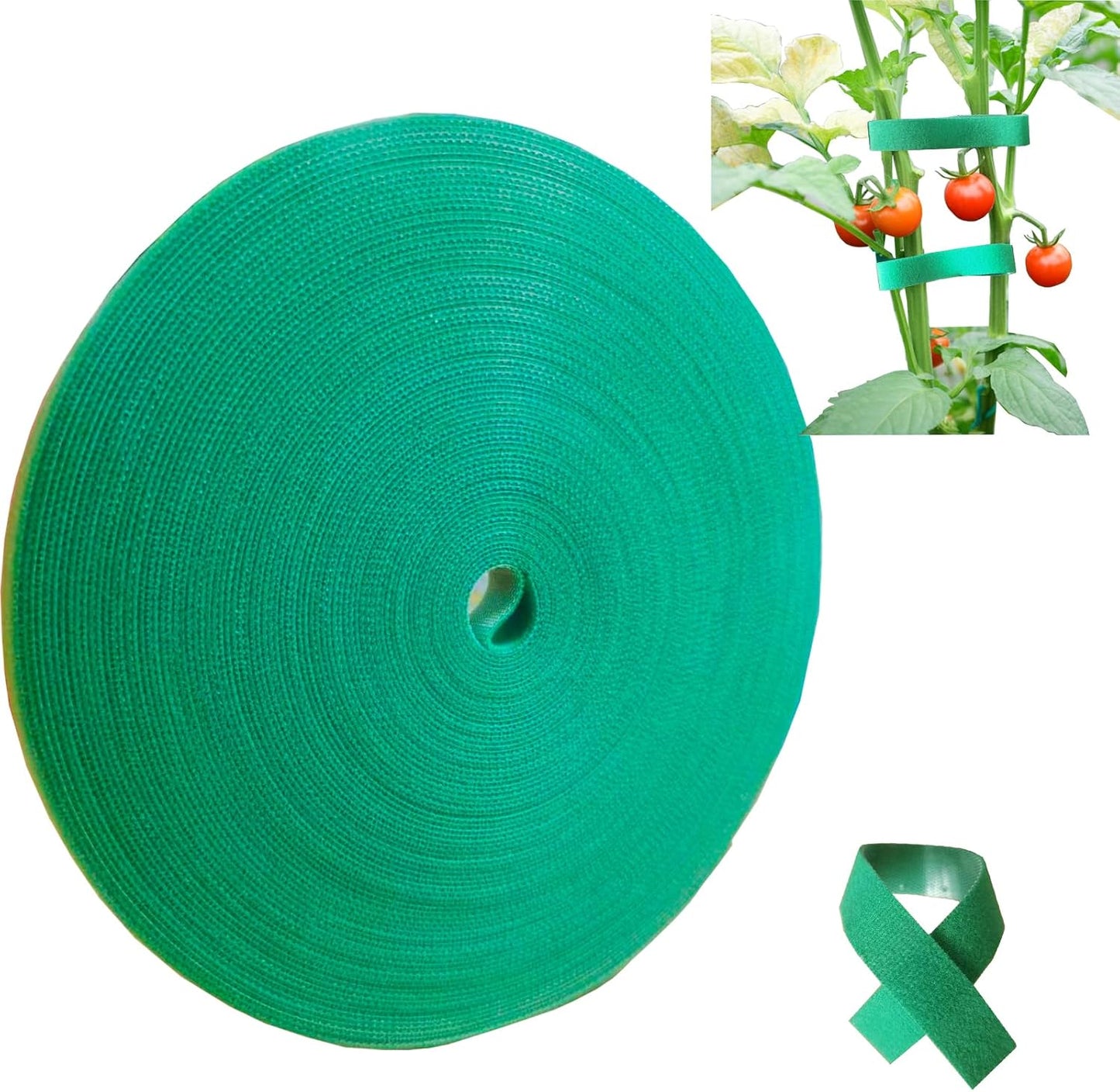 Cinta para plantas reutilizable 1/2pulg 66ft ajustable