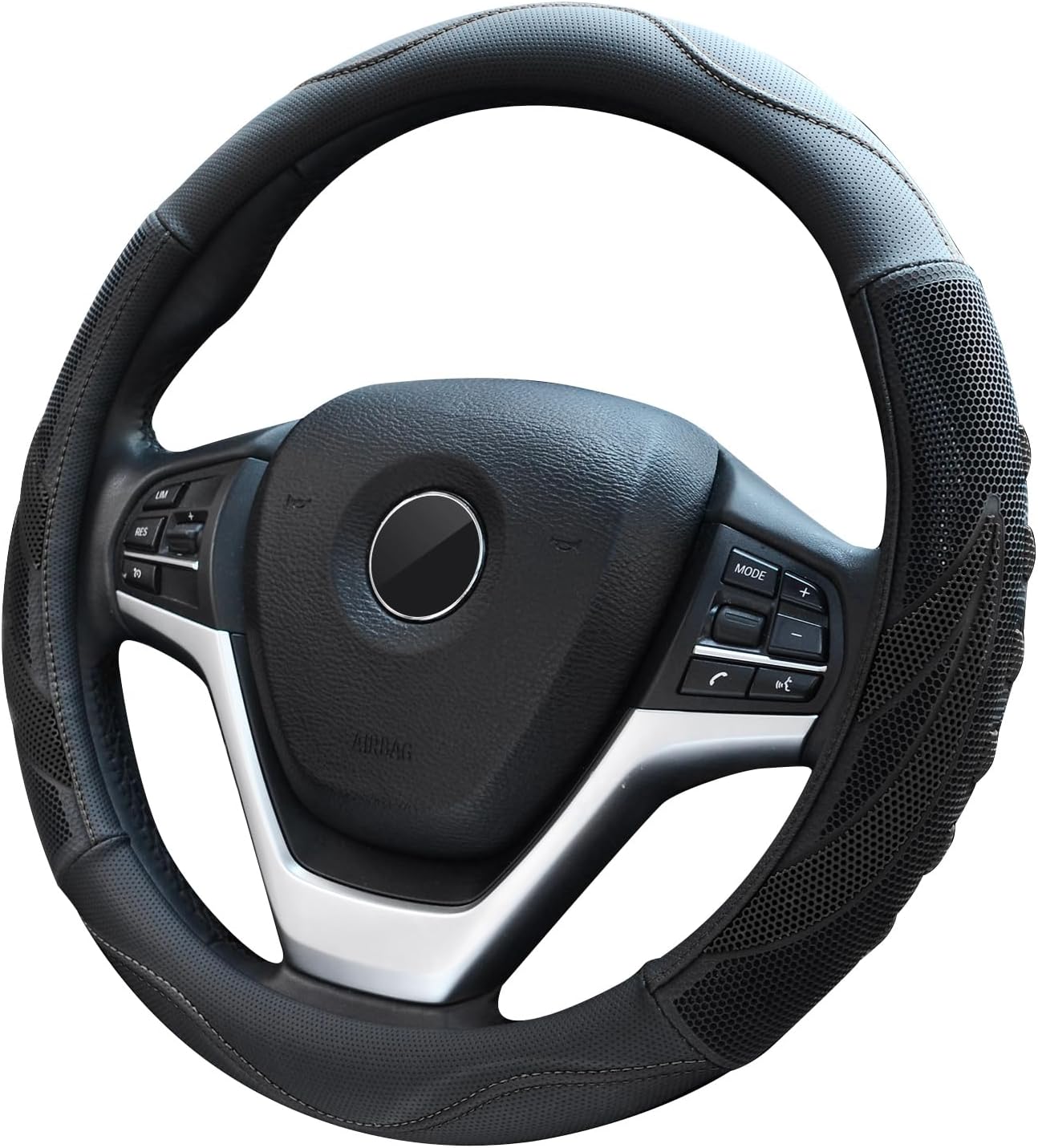 Funda volante transpirable microfibra 15" color negro