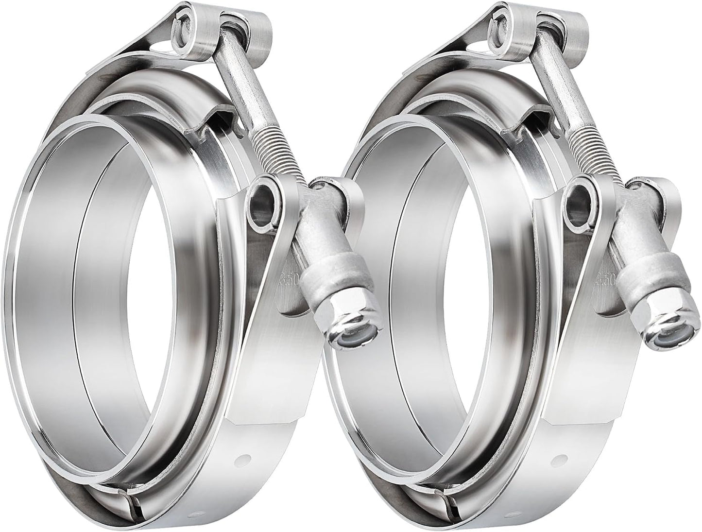 Acoplamiento V 2.5" brida acero inox 2 Pzas