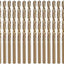 Set 20 Pzas Brocas Cobalto M35 para Metal Duro
