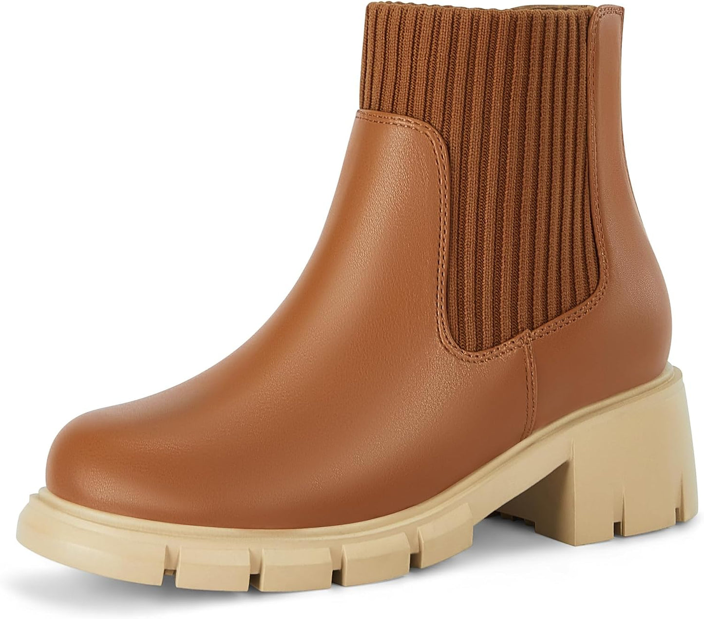 Botas niña tobillo cremallera trasera plataforma elásticas