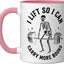 Taza Cerámica para Libros Rosa/Blanco