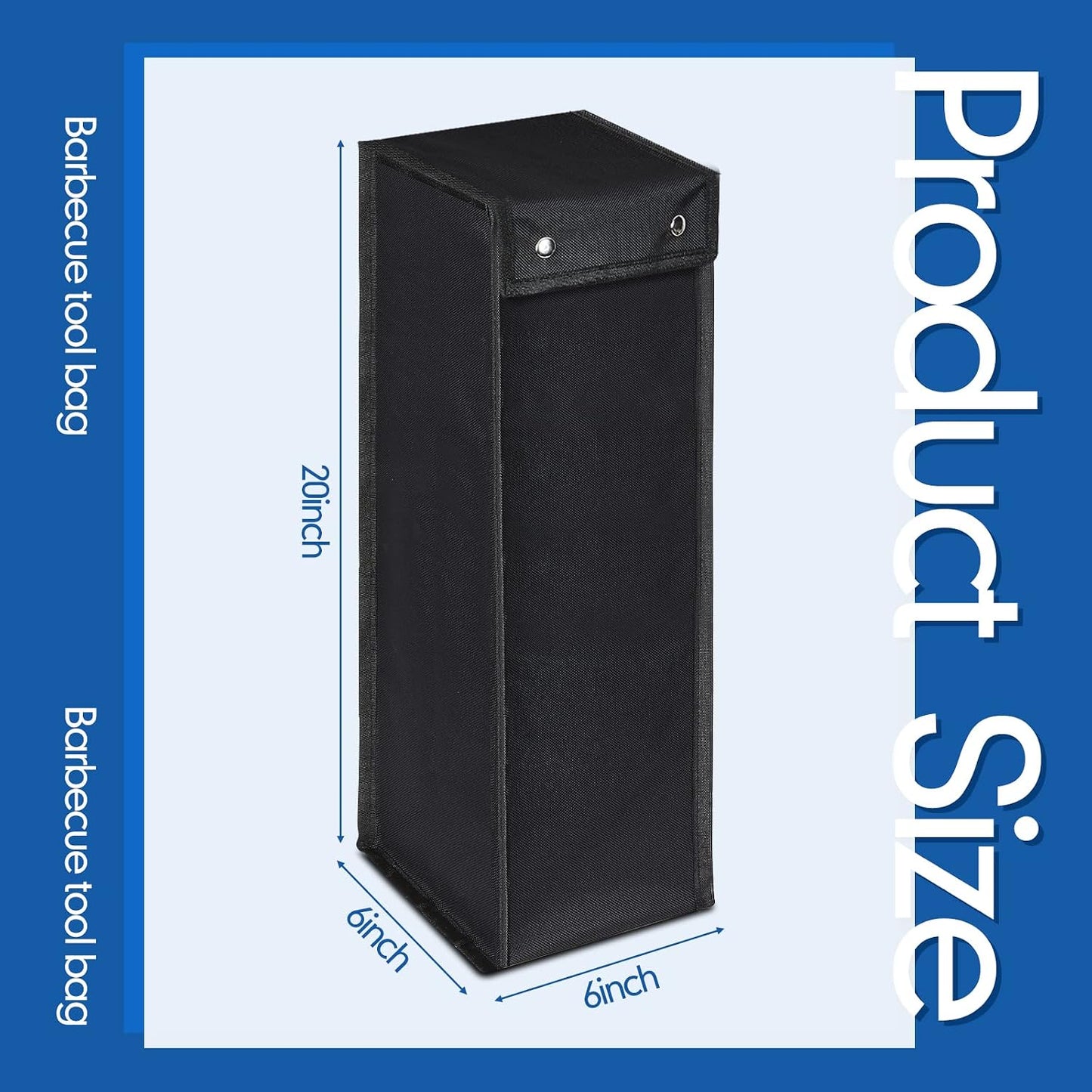Bolsa soporte utensilios barbacoa herramientas
