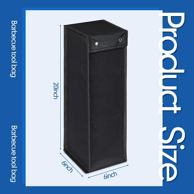 Bolsa soporte utensilios barbacoa herramientas