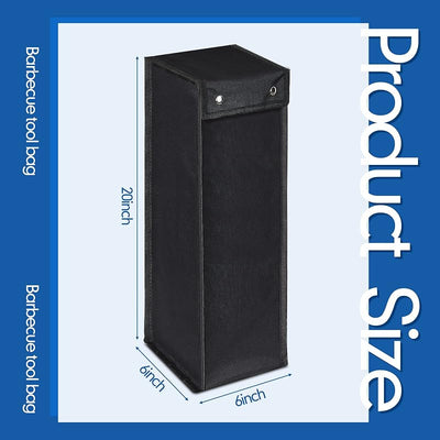 Bolsa soporte utensilios barbacoa herramientas