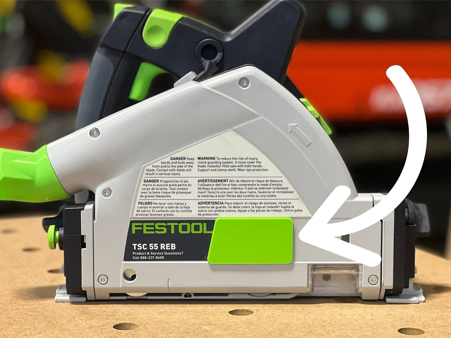 Cubierta antipolvo para árbol comp Festool TS55