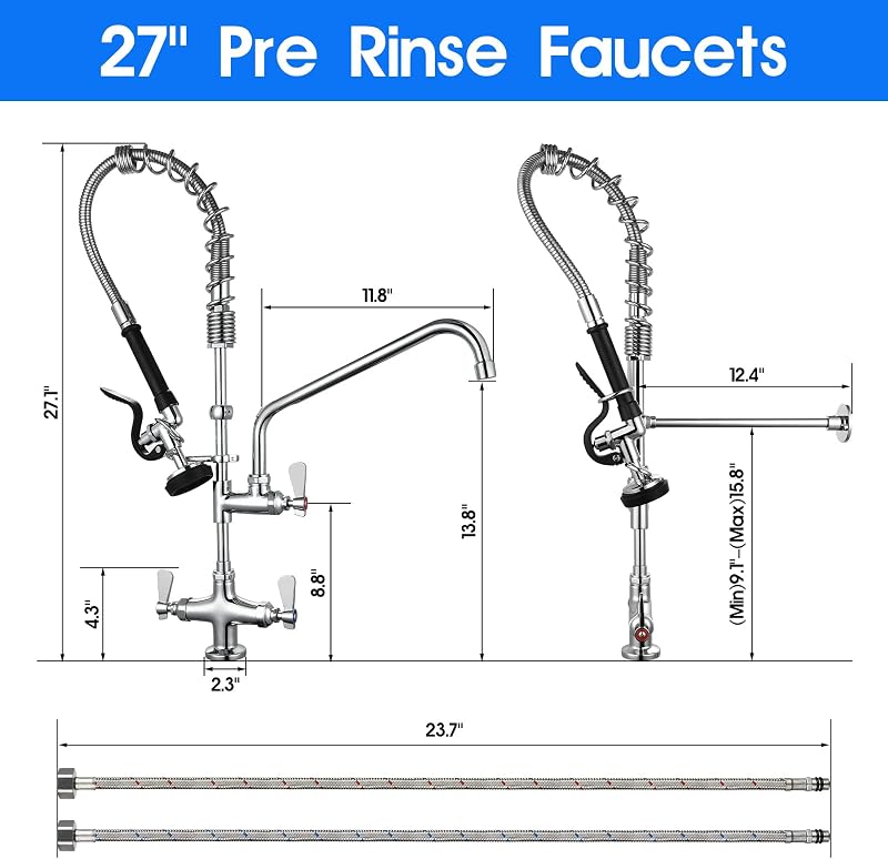 Soporte cubierta grifo cocina con pulverizador