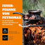 Sartén hierro fundido 12pulg cocina campamento mango largo