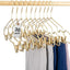 Clips metal dorado para abrigos 16.5pulg set 30