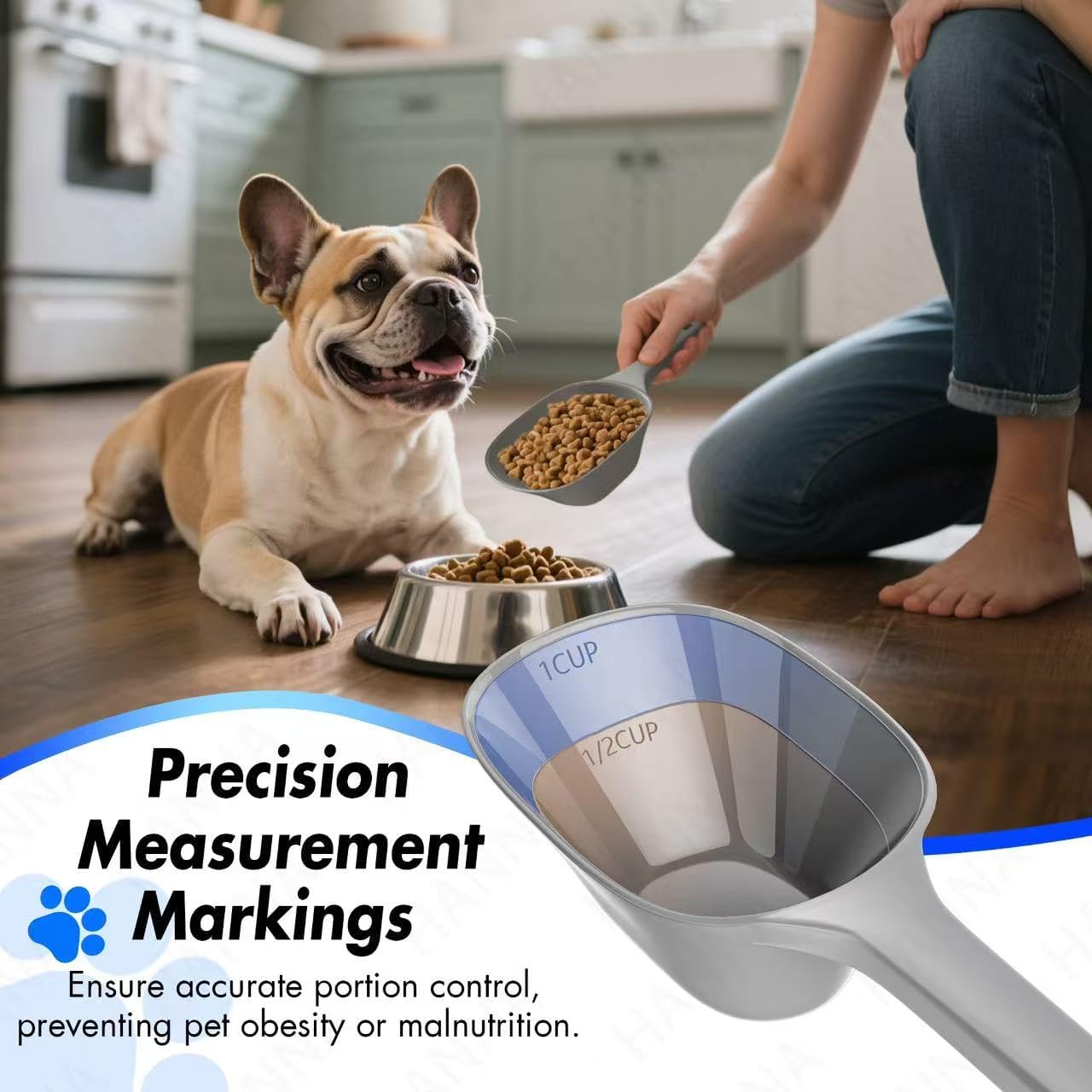 Cuchara para perros y gatos con medidas 2uds