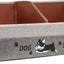 Cesta plegable para juguetes perros con asas gris café