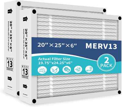 Filtro horno MERV 13 20x25x6 comp AprilAire 201