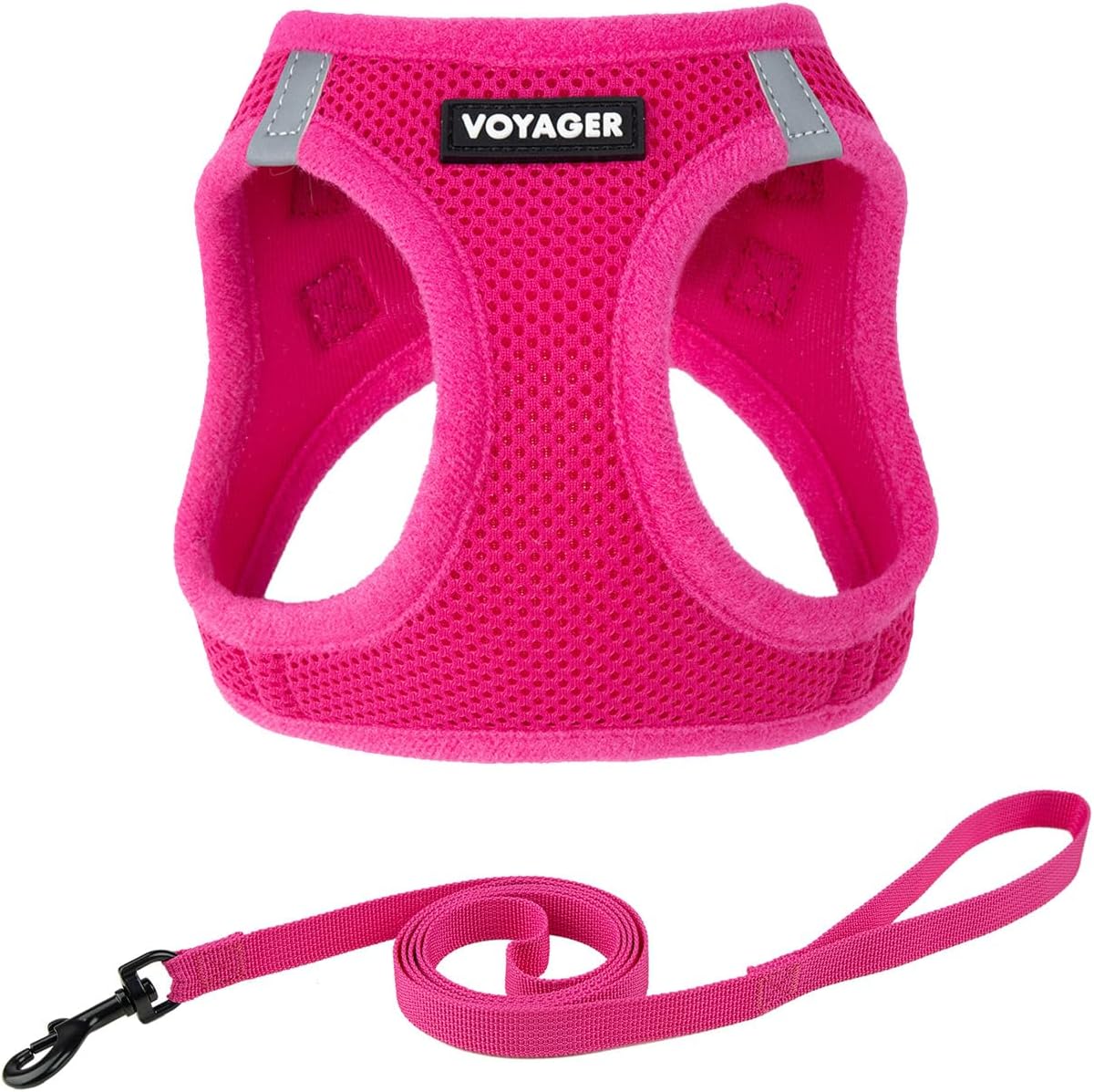 Arnés ajustable para mascotas malla 307S fucsia M