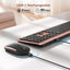 Set teclado y mouse inalámbricos silenciosos oro rosa