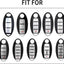 Funda llavero fibra carbono comp Infiniti EX35 G35 Q50 2015