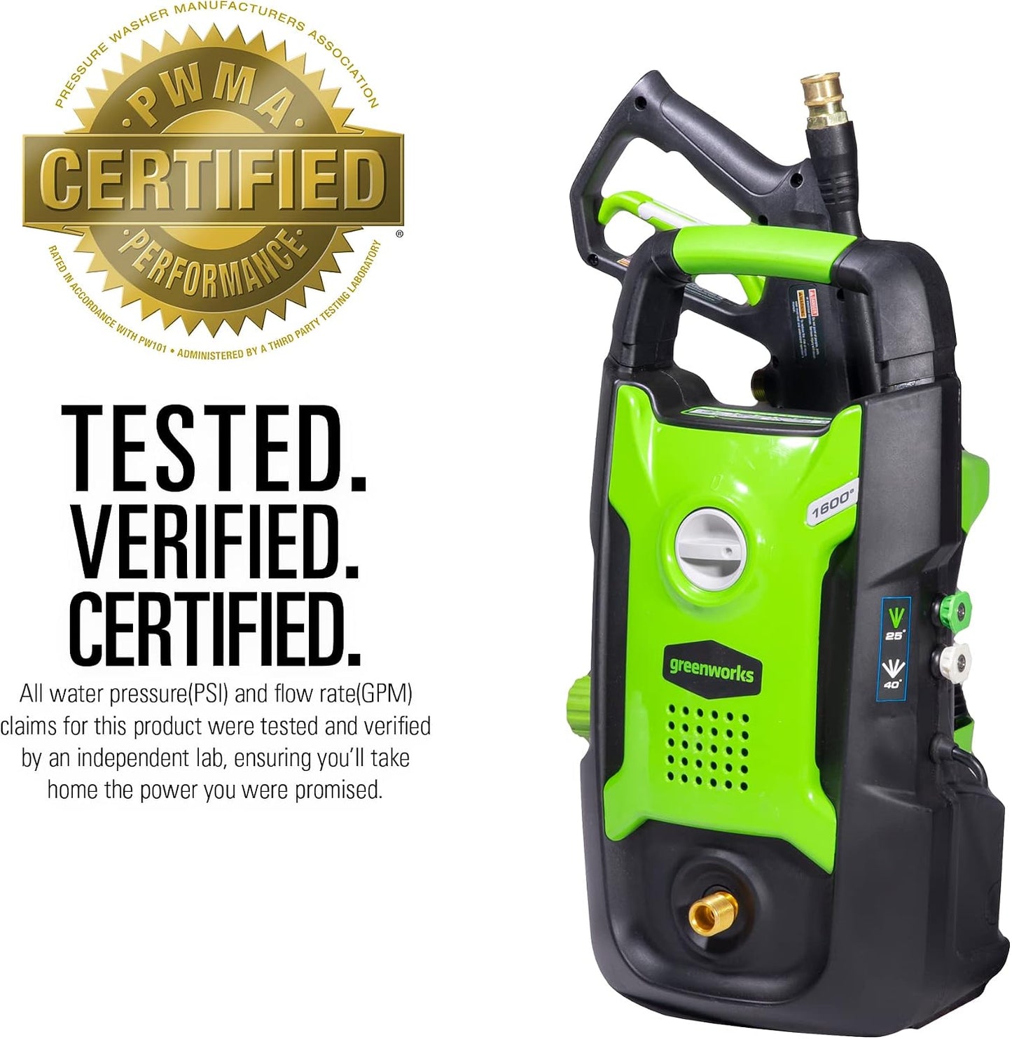 Hidrolavadora eléctrica 1600 PSI jabón Meguiar 64oz