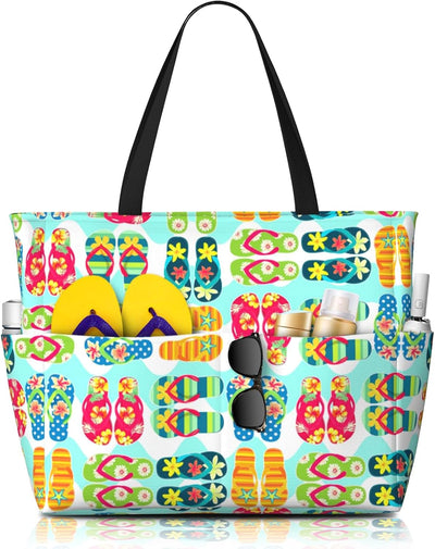 Bolso playa impermeable a prueba de arena para mujer