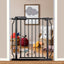Puerta bebé para escaleras y mascotas 29-34" color negro