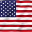 Bandera EE.UU. 2x3ft tela poliéster 100% doble costura