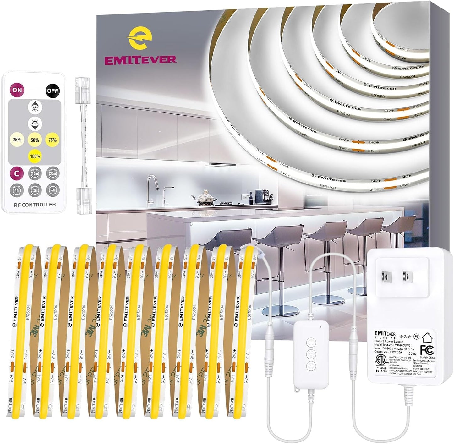 Kit luces LED blanco frío 1400LEDs DC24V