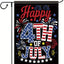 Bandera jardín 12x18pulg doble cara 4 de Julio
