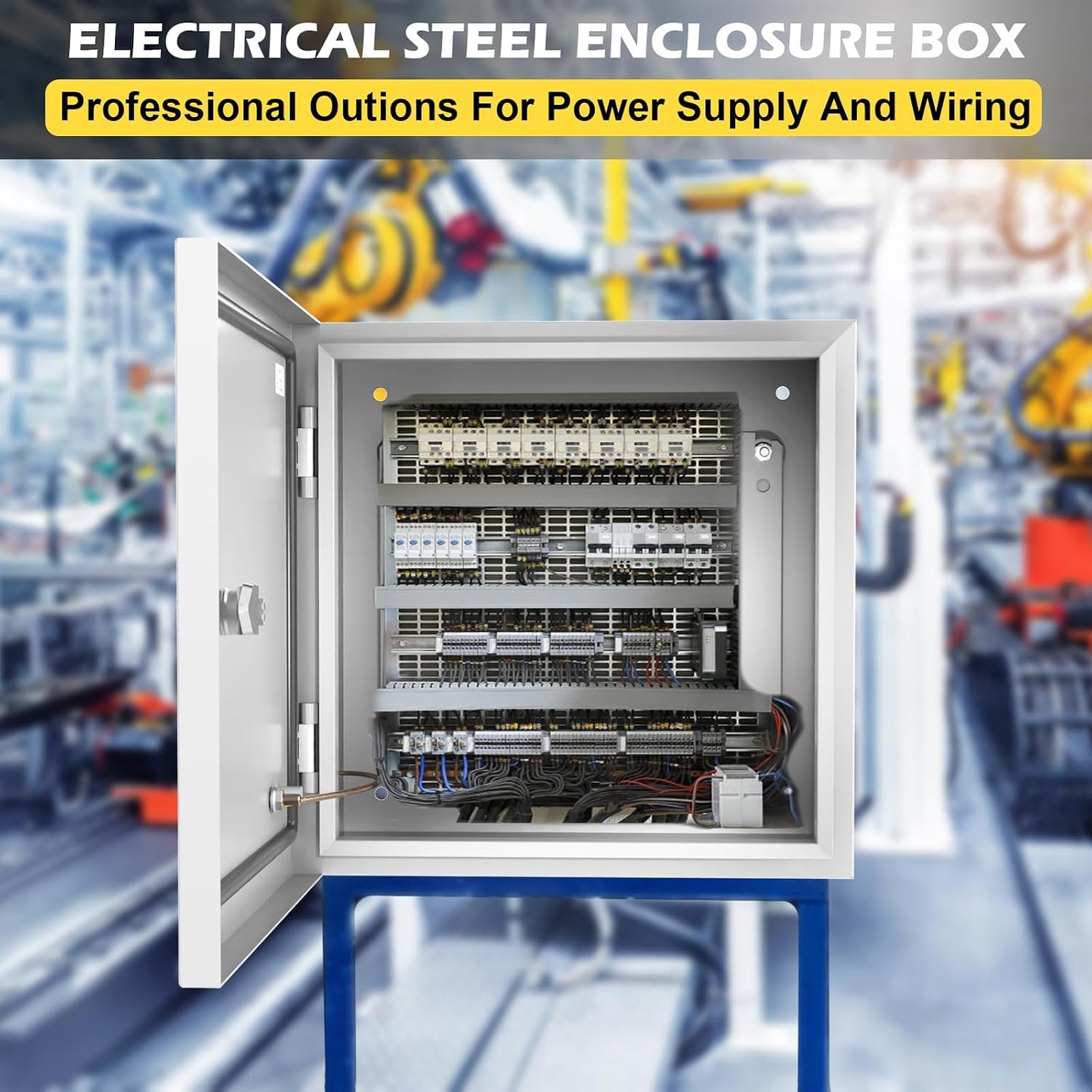 Caja conexiones eléctricas acero NEMA 12x10x8pulg