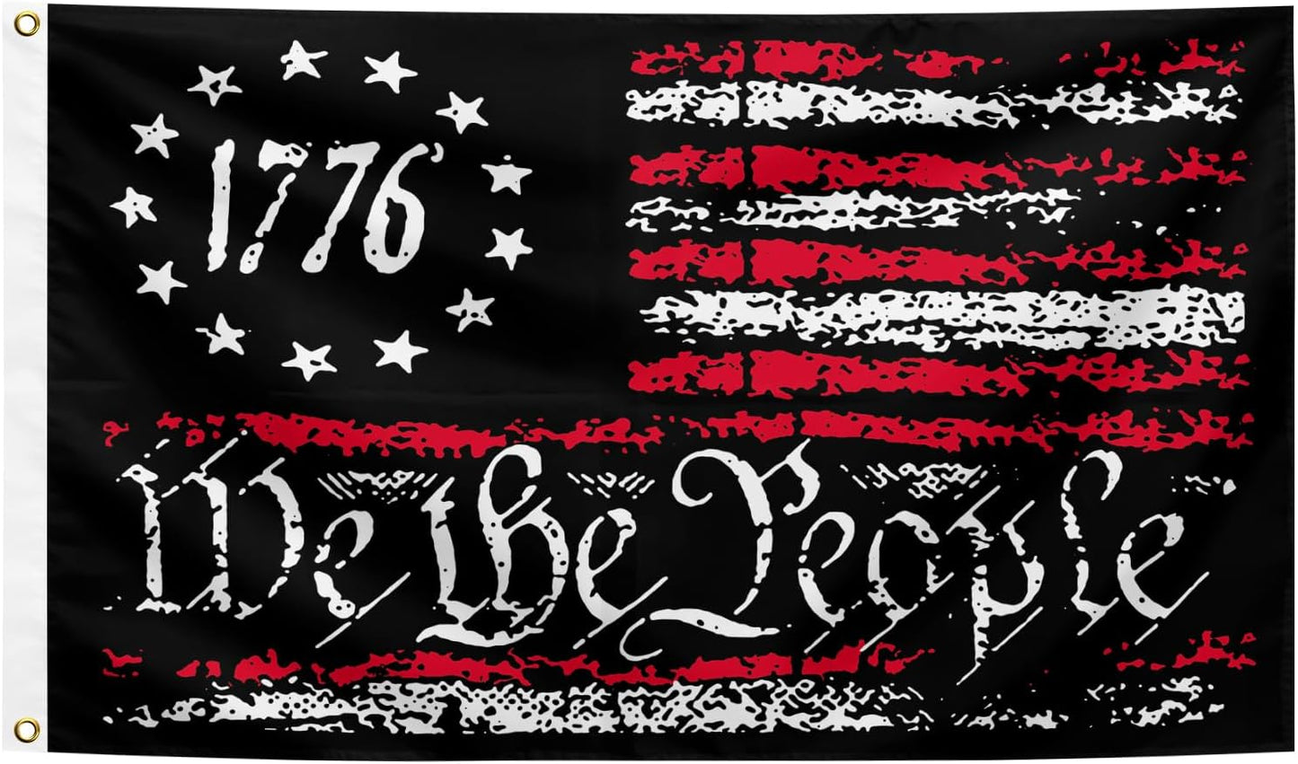 Bandera patriótica 1776-2026 para Día Caídos 3x5