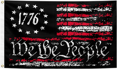 Bandera patriótica 1776-2026 para Día Caídos 3x5